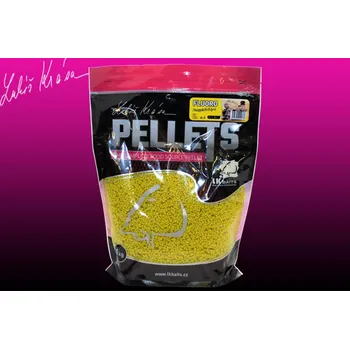LK Baits Fluoro Pellets Pineapple/N-Butyric 1kg, 2mm