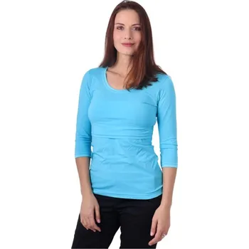 Kojicí tričko Kateřina, 3/4 rukáv, tyrkysové L/XL