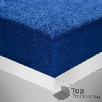 Prostěradlo Froté prostěradlo 180x200 Premium - Královská modrá