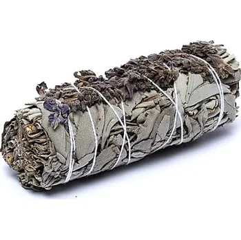 Vonná tyčinka Vykuřovací svazek Klid - Bílá šalvěj, levandule