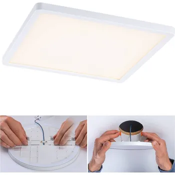 Lampička Paulmann Areo 830 hranatý bílá 3stepdim 23cm - montážní průměr 5 cm - 19,5 cm bílé LED celkem 16 W - Doprava zdarma