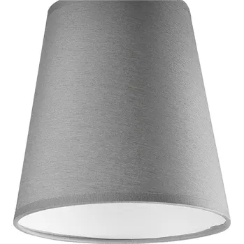 Envostar Risco stropní lampa 1 světlo látkové stínidlo šedá šedá, světlé dřevo, černá 1 x 60 W - Doprava zdarma