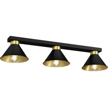 Bodové svítidlo Bodové svítidlo DEMET 3xE27/60W/230V černá/zlatá