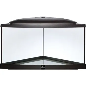 Akvárium Akvarium s osvětlením DIVERSA 70 l rohové černé
