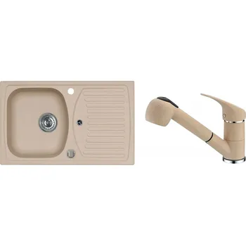 Granitový dřez SET ALVEUS NIAGARA 30/55 + BATERIE AM 20/55