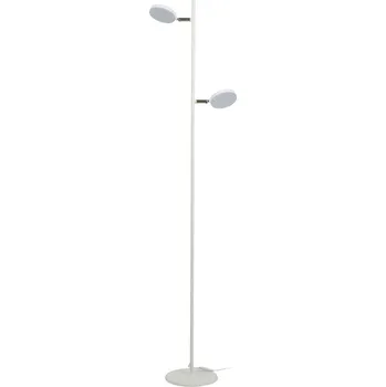 Lampička Aluminor Declic LED stojací lampa, dva zdroje bílá - průměr základny 20 cm; průměr svíticí části 10 cm LED celkem 11 W - Doprava zdarma