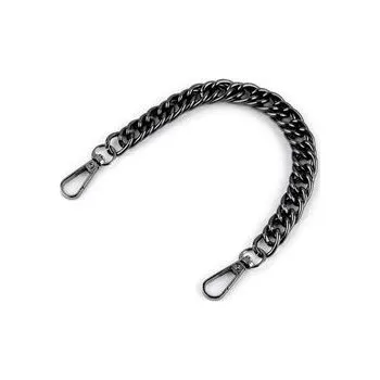 Klíčenka řetěz proplétaný užší antracitový