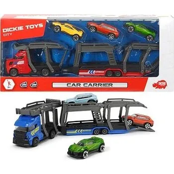 autíčko Dickie Autotransportér 28 cm + 3 autíčka, 2 druhy