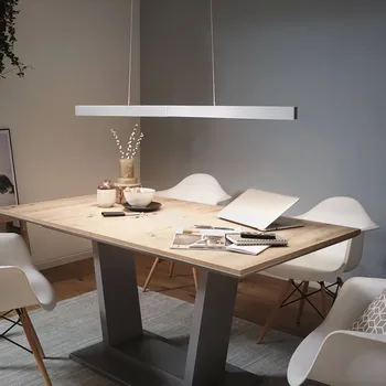 Lampička Paulmann Aptare závěsné světlo ZigBee nastavitelné - kryt - délka 40,5 cm, šířka 6,1 cm kartáčovaný hliník LED celkem 18 W - Doprava zdarma