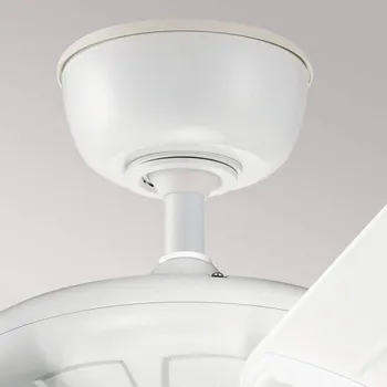 Lampička KICHLER Stropní ventilátor Kevlar 42 IP44, bílý, Ø 107 cm - Ø stříšky 17 cm; délka stropní tyče 11,4 cm bílá - Doprava zdarma
