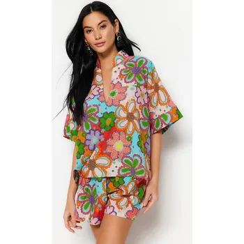 Kabelka Dámský set Trendyol Trendyol tyrkysová | zelená | krémová | tmavě červená | hořčicová | vícebarevná 2324496