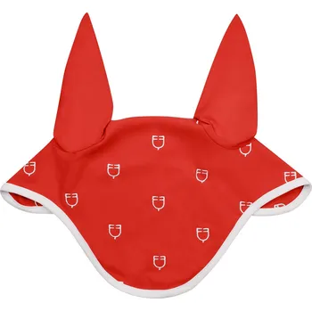 Čabraka pro koně EQUESTRO Čabraka White Line Multilogo Equestro, red FULL