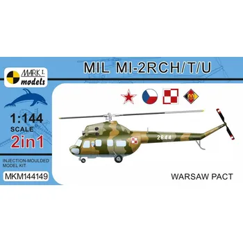 Plastikový model 1/144 Mil Mi-2 RCH/T/U 'Warsaw Pact' (2-in-1)