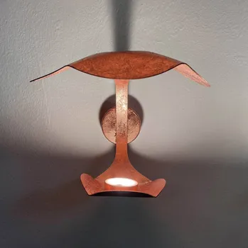 Lampička Knikerboker Le Gigine LED nástěnné světlo, měď lístková měď LED celkem 6 W - Doprava zdarma