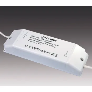 Lampička Hera LED transformátor 24/100W DC 24 V - rozvaděč - délka 7 cm, šířka 3,1 cm, výška 1,64 cm bílá - Doprava zdarma