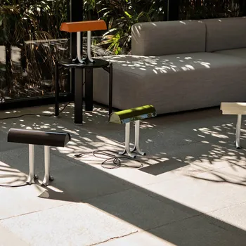 Lampička Stolní lampa HAY Anagram, zelená mořská tráva - kabel 200 cm hliníková, zelená 2 x 8 W LED - Doprava zdarma