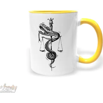 Hrnek - Veterinářský znak Barva: Žlutá