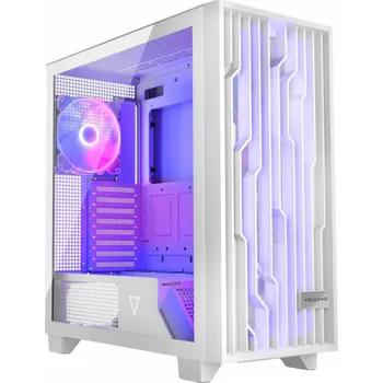 PC skříň Počítačová skříň MODECOM VOLCANO PERUN APEX ARGB MIDI White