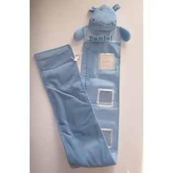 plyšák Dětský plyšový metr pro kluka jménem Daniel - MODRÝ HROCH (Značka: BEEBO)