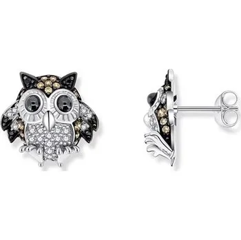 Náušnice Stříbrné náušnice SEINERZEIT Sova Finn SZA-2990-214
