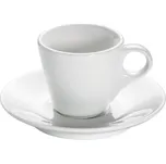 Bílý porcelánový hrnek s podšálkem Maxwell & Williams Basic Espresso, 70 ml ID_1422213