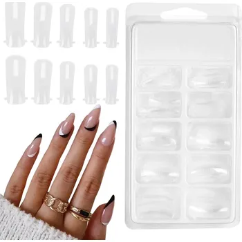 Nailee Duální formy šablony na Polygel 100 ks klasik 1