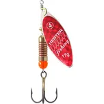 Hester Fishing Rotační třpytka vrbový list Červená vel. 2 / 8 g