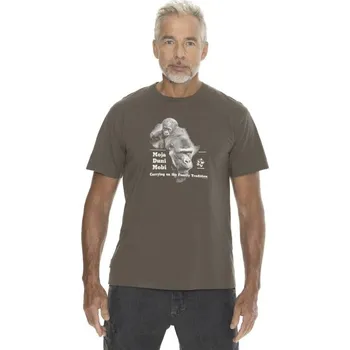 Pánské tričko Bushman tričko ZOO gorila dark brown L