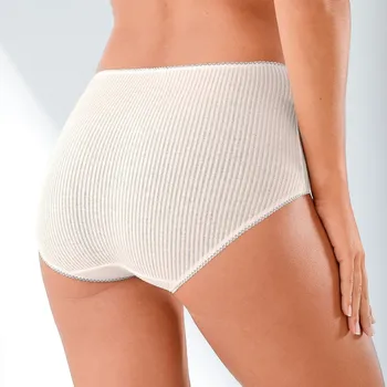 Kalhotky Blancheporte Sada 6 kalhotek maxi s plochým žebrováním vícebarevná 38/40