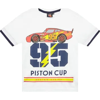 Chlapecké tričko dovoz z Německa Chlapecké tričko Cars bílé