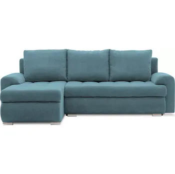 Sedací souprava Rozkládací rohová sedačka TARGIO tyrkysová