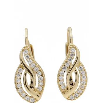 Náušnice Zlaté náušnice se zirkony ZFLWE2299