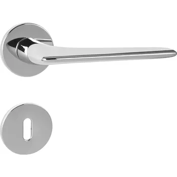 Dveřní kování TI - OPTIMAL - R 4164 5S rozety BB, klika/klika OC - ​​Chrom lesklý (03)