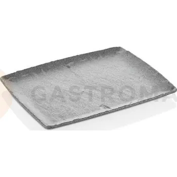 Mísa z melaminu, šedá, GN 1/2, 265x325 mm | FINE DINE, Rock