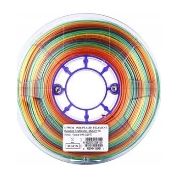 3D tisk ESun Silk PLA Filament Duhový Multicolor 1,75 mm