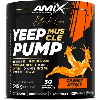 Anabolizér Amix Nutrition Black Line Yeep Pump 345 g pomeranč