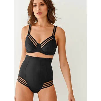 Kalhotky Blancheporte Tvarující kalhotky s vysokým 		pasem a efektem plochého břicha černá 54