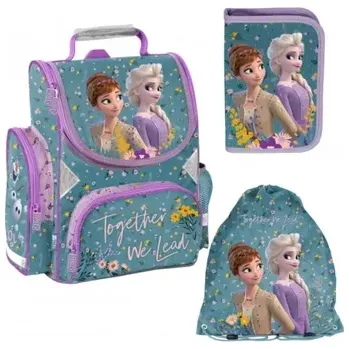 Školní batoh ZVÝHODNĚNÁ SADA LEDOVÉ KRÁLOVSTVÍ FROZEN 3 KS
