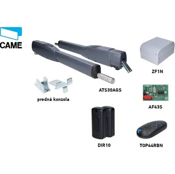 Pohon brány Sada CAME ATS30AGS pro dvoukřídlou bránu - jedno křídlo 3m/400kg s příslušenstvím, 801MP-0050