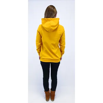 Dámská mikina Kulišárny Mikina dámská MUSTARD zipper VELIKOST: 34