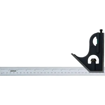 Úhloměr ACCUD 817-090-12 Úhloměr universální COMBI, 2 dílný set 817-090-12