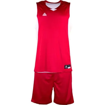 PEAK Pánský basketbalový oboustranný set S ČERVENÁ