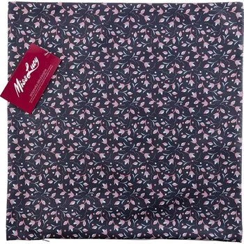 Povlak na polštářek Miss Lucy Povlak FLEUR Miss Lucy modrá/růžová 40x40 cm