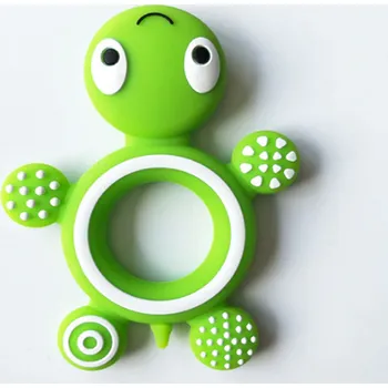 Silikonové kousátko - ŽELVIČKA - ZELENÉ (Značka: BBFISH)