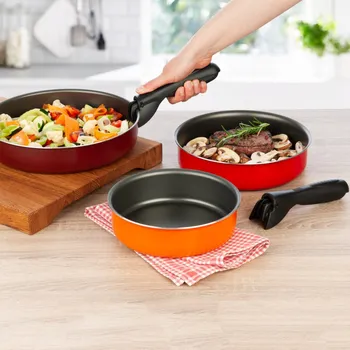 Hrnec 3Pagen Sada 3 hliníkových pánví Basilico