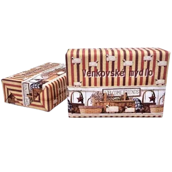 Mýdlo Soap Luxusní přírodní mýdlo 200g s vůní balené - Venkovské mýdlo