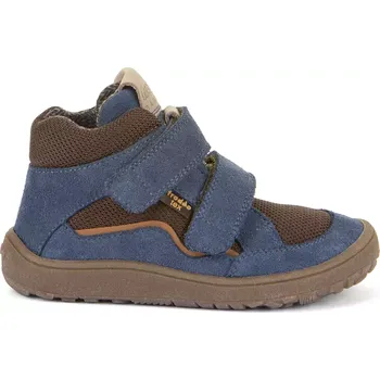 Dětská móda Barefoot Froddo kotníkové boty s membránou - denim 25