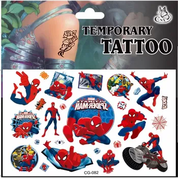 Odstranitelné tetování Dětské dočasné tetování - SPIDER MAN (A) 8 (Značka: TAKARA TOMY)