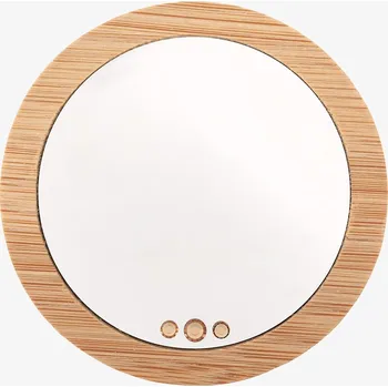 Kosmetické zrcátko Bambusové kapesní zrcátko s českým křišťálem Preciosa