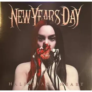 Hudba LP New Years Day: Half Black Heart CLR 2024 Silver Coloured Vinyl